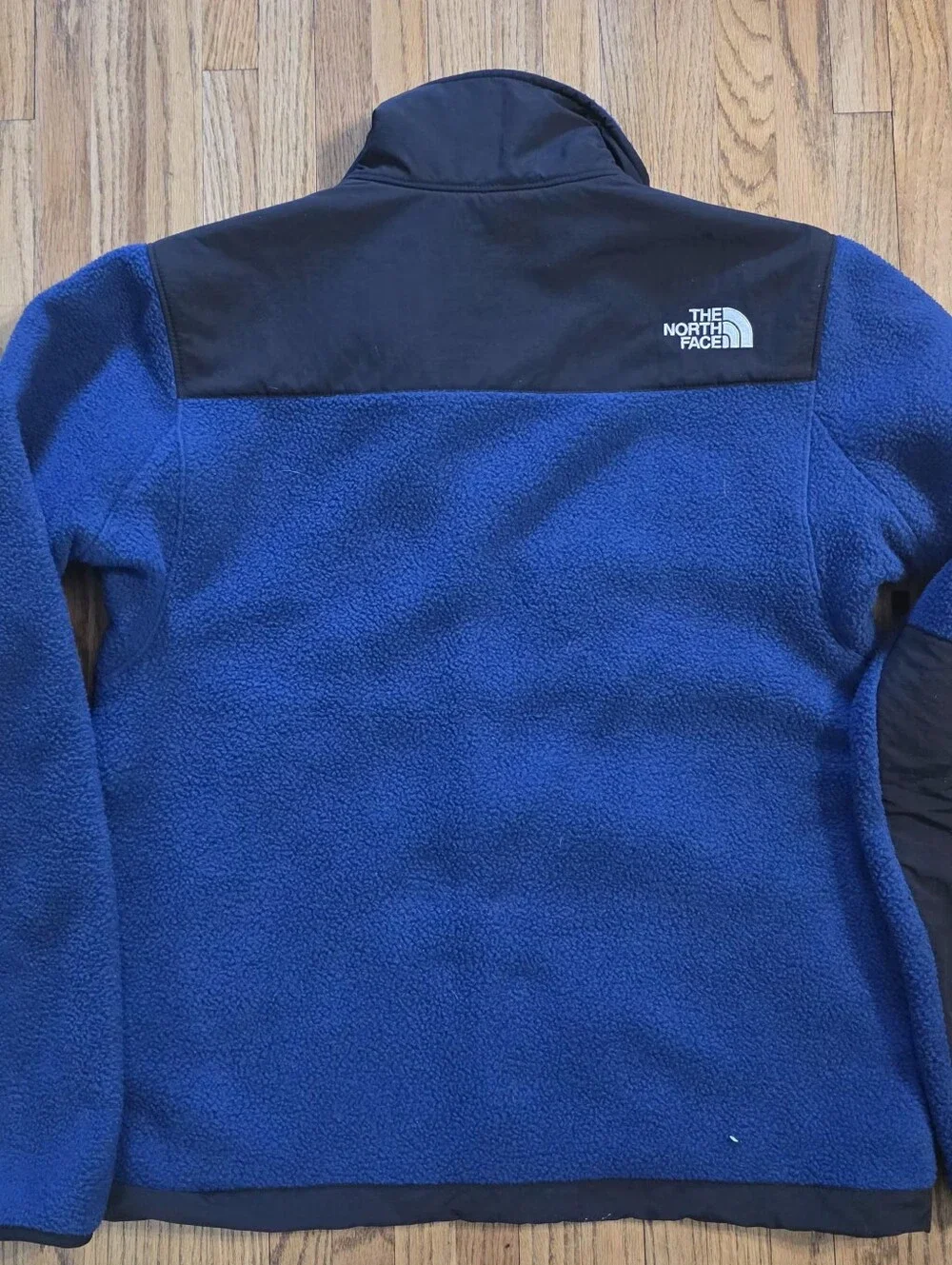 The North Face Blue Fleece Jacket with Black Panels Mens XS